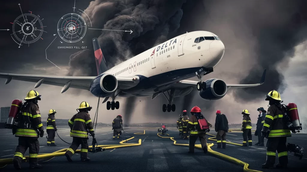 delta flight dl67 emergency