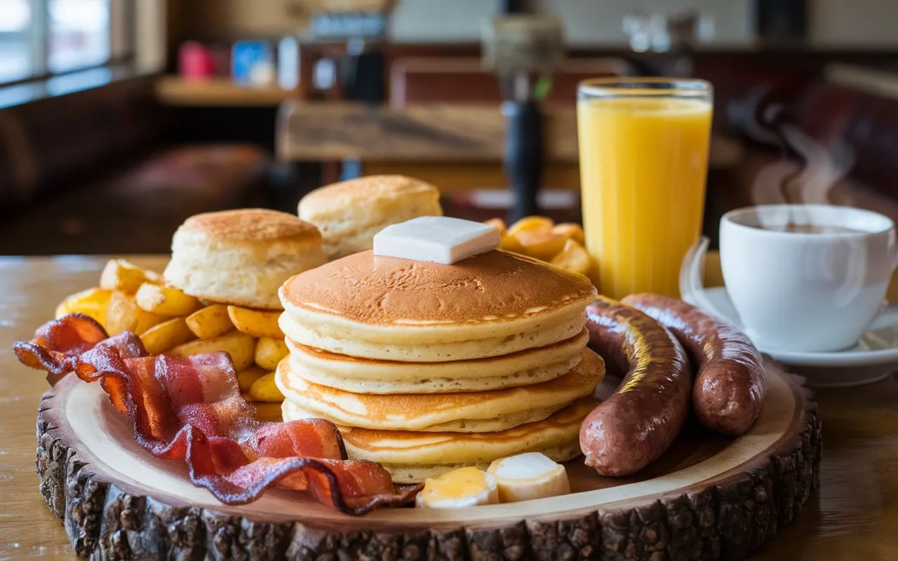 Lumberjack Breakfast: In The Morning Need Fast Food For Energy